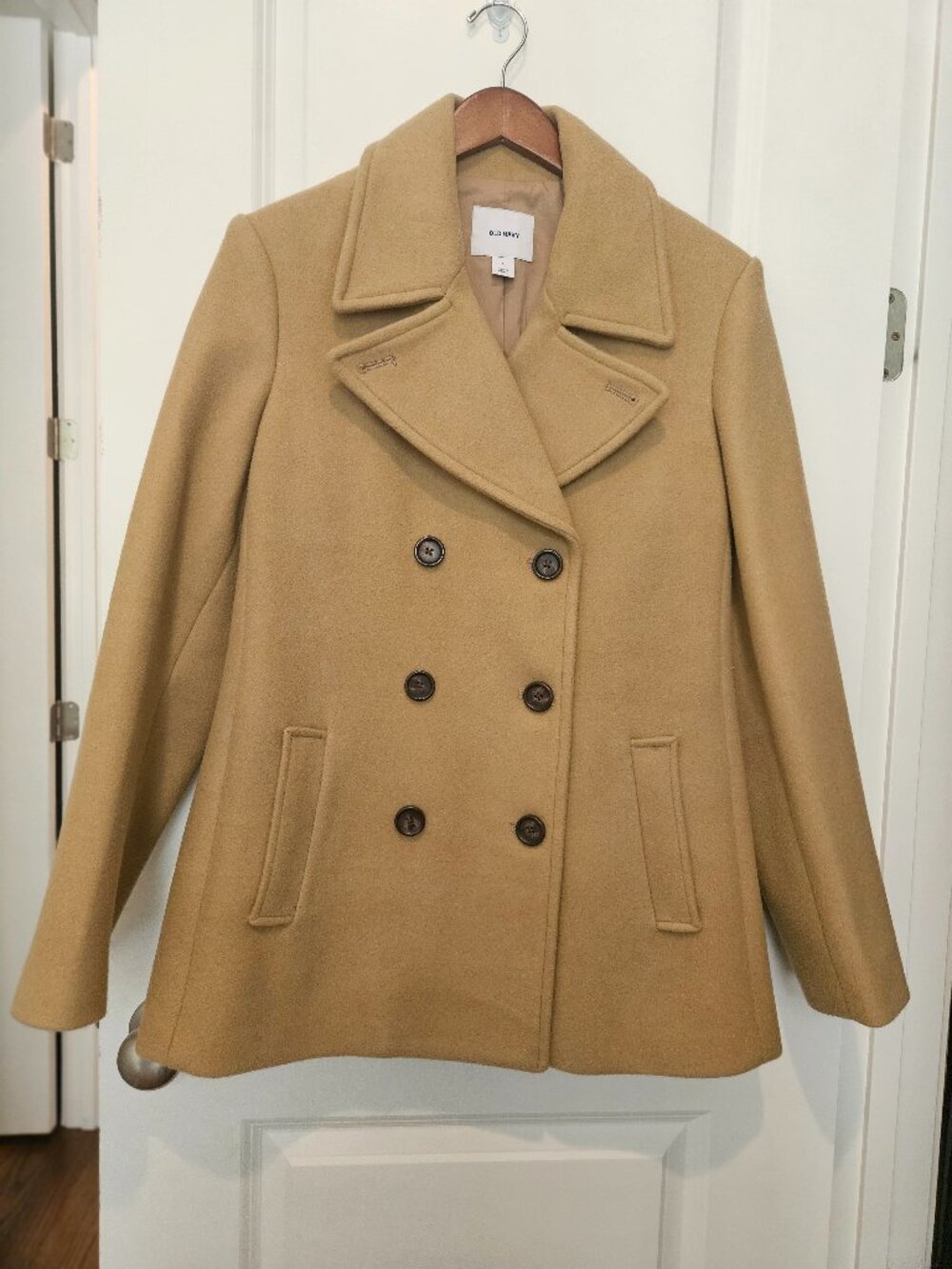 Old Navy tan coat, L